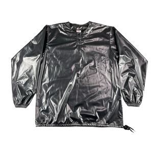 Vintage Wilson Sauna Sweat Suit Top Mens Medium Black Hotsuit Cut Weight USA